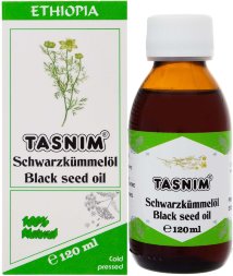 Масло черного тмина TASNIM первого холодного отжима из ЭФИОПСКИХ семян из Австрии 120 мл